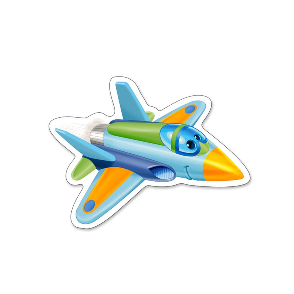 Забавни самолетчета, пъзел с 3, 4, 6 и 9 елемента