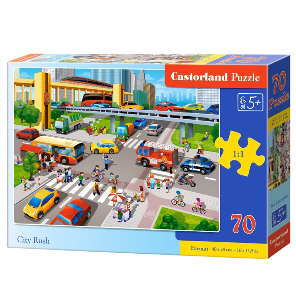 Castorland, Забързаният град, пъзел 70 чаcти