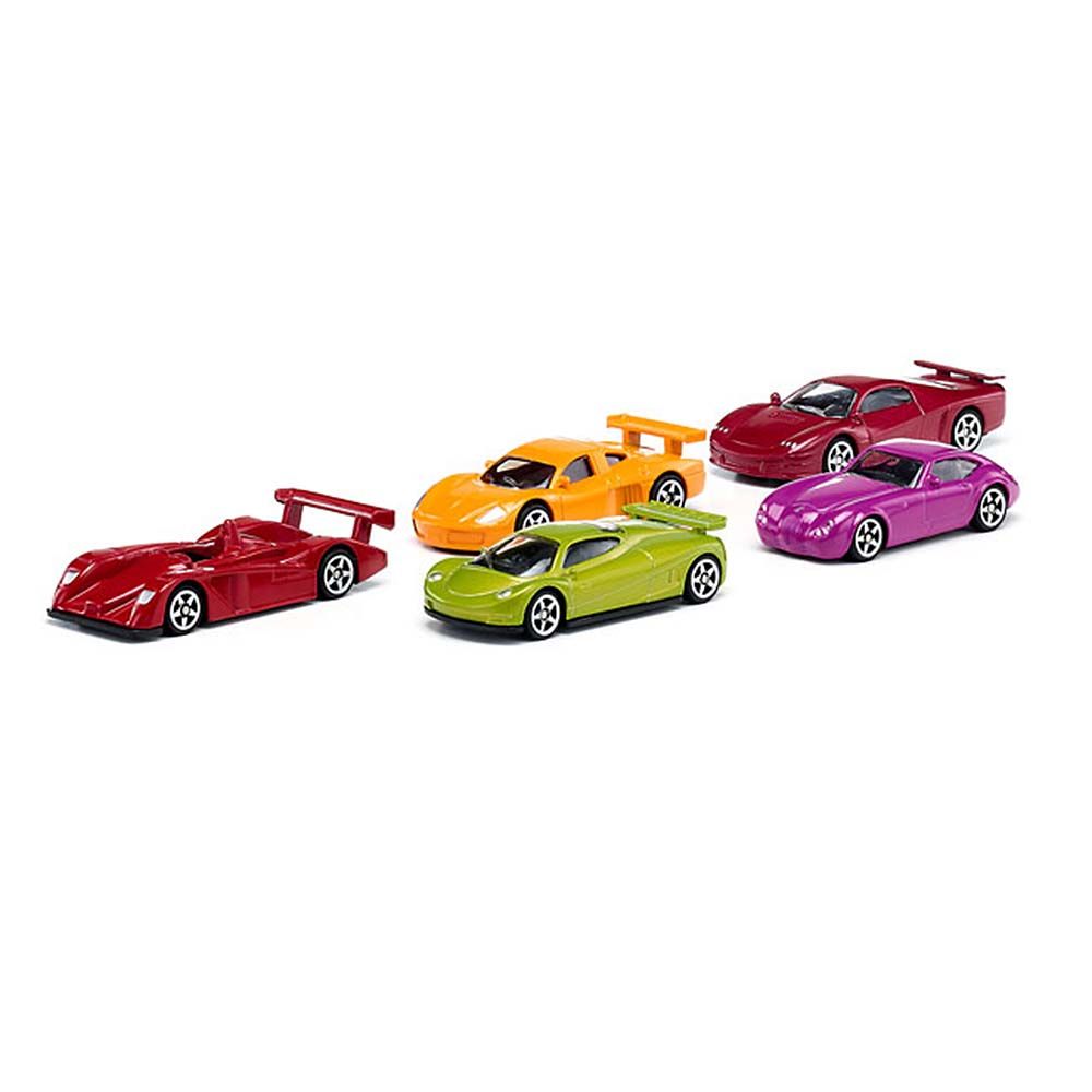 Комплект от 6 метални коли