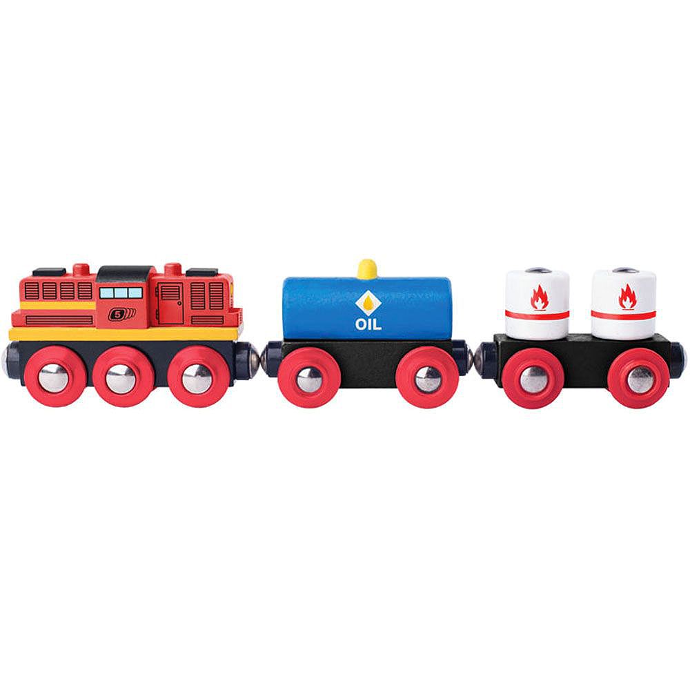 Woodyland, Дървено товарно влакче с дизелов локомотив