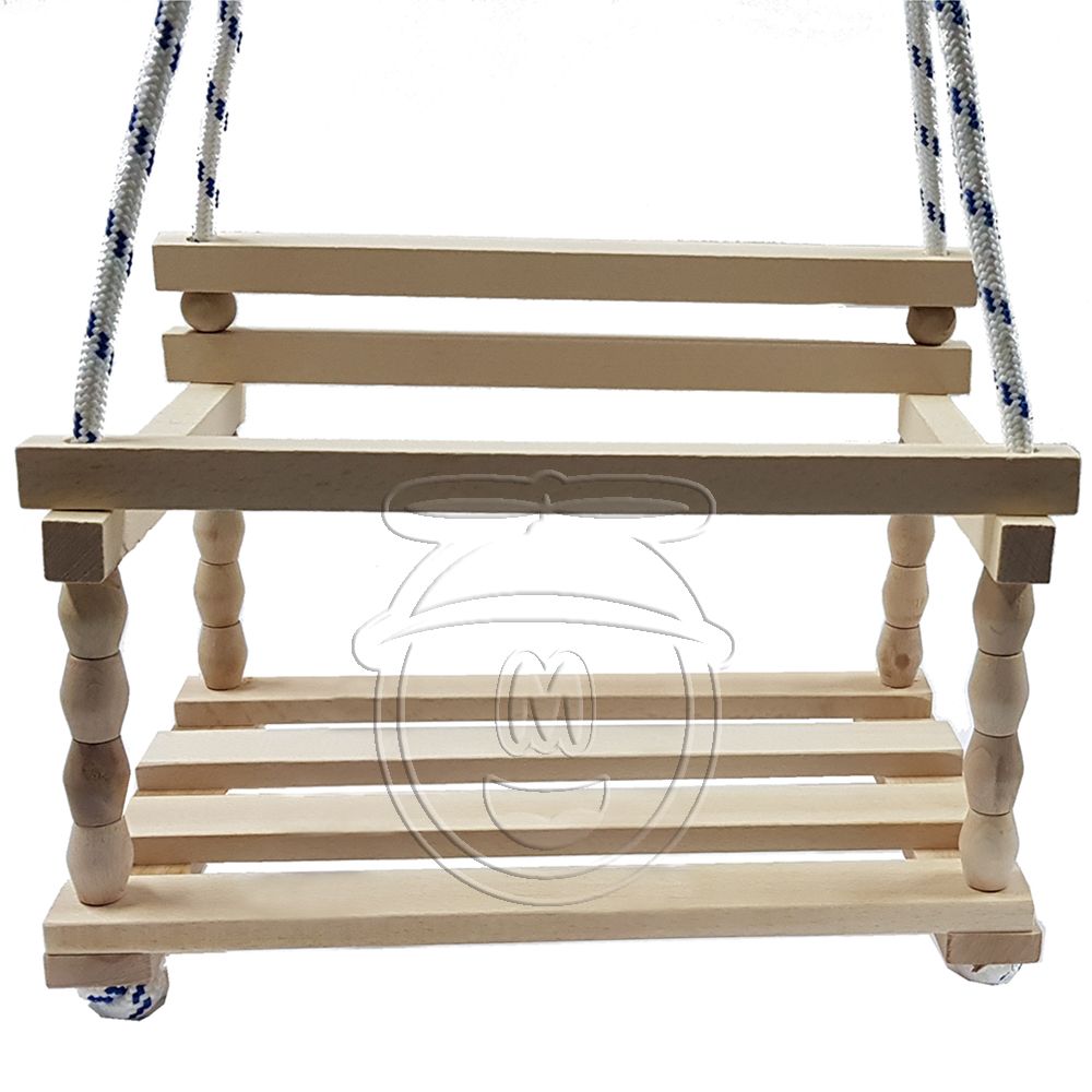 Toy, Детска дървена люлка с облегалка