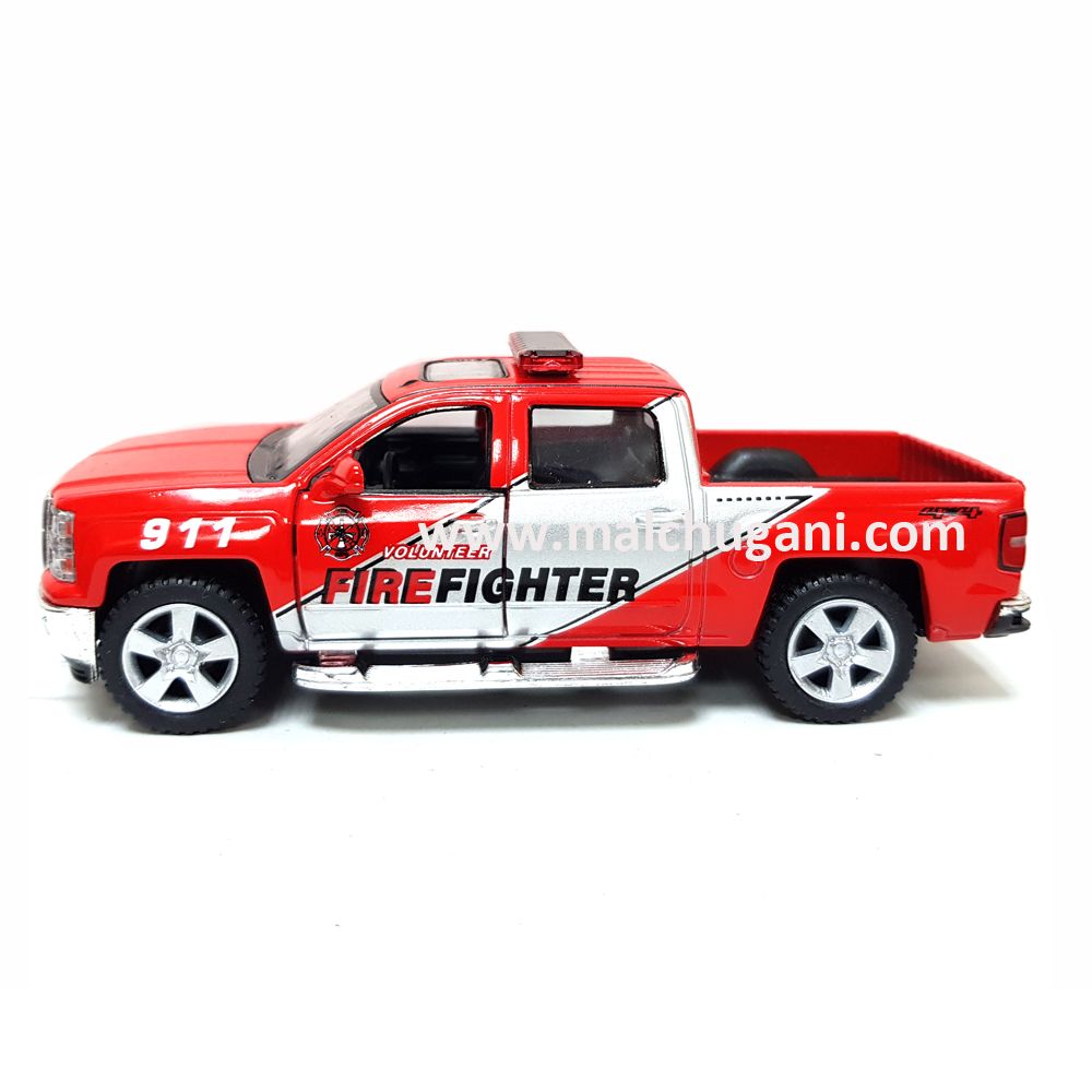 die-cast, метална кола за колекциониране, Пожарникарски джип, Goki