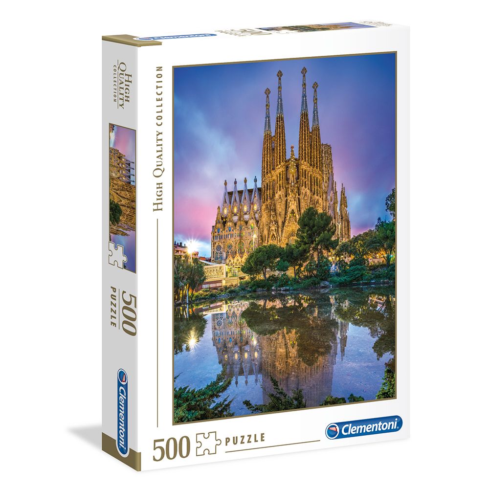 High quality collection, Саграда Фамилия, Барселона, пъзел 500 части, Clementoni