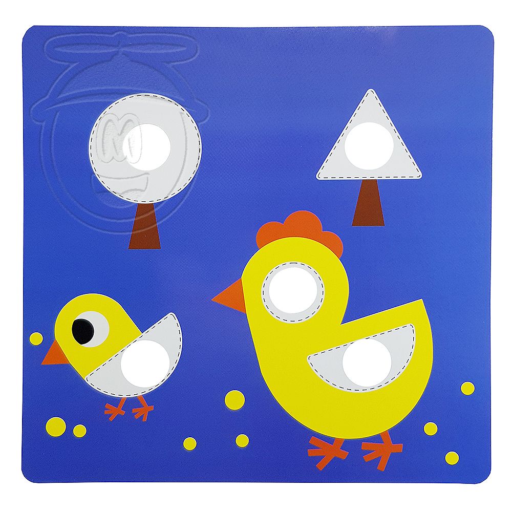 Бебешка мозайка, Цветове и форми