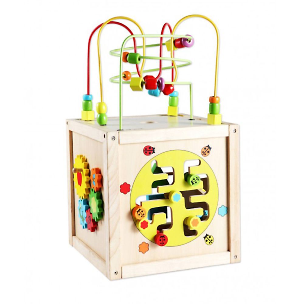 Classic world, Дидактически детски дървен куб, голям