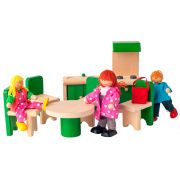 Кухня с трапезария за кукли