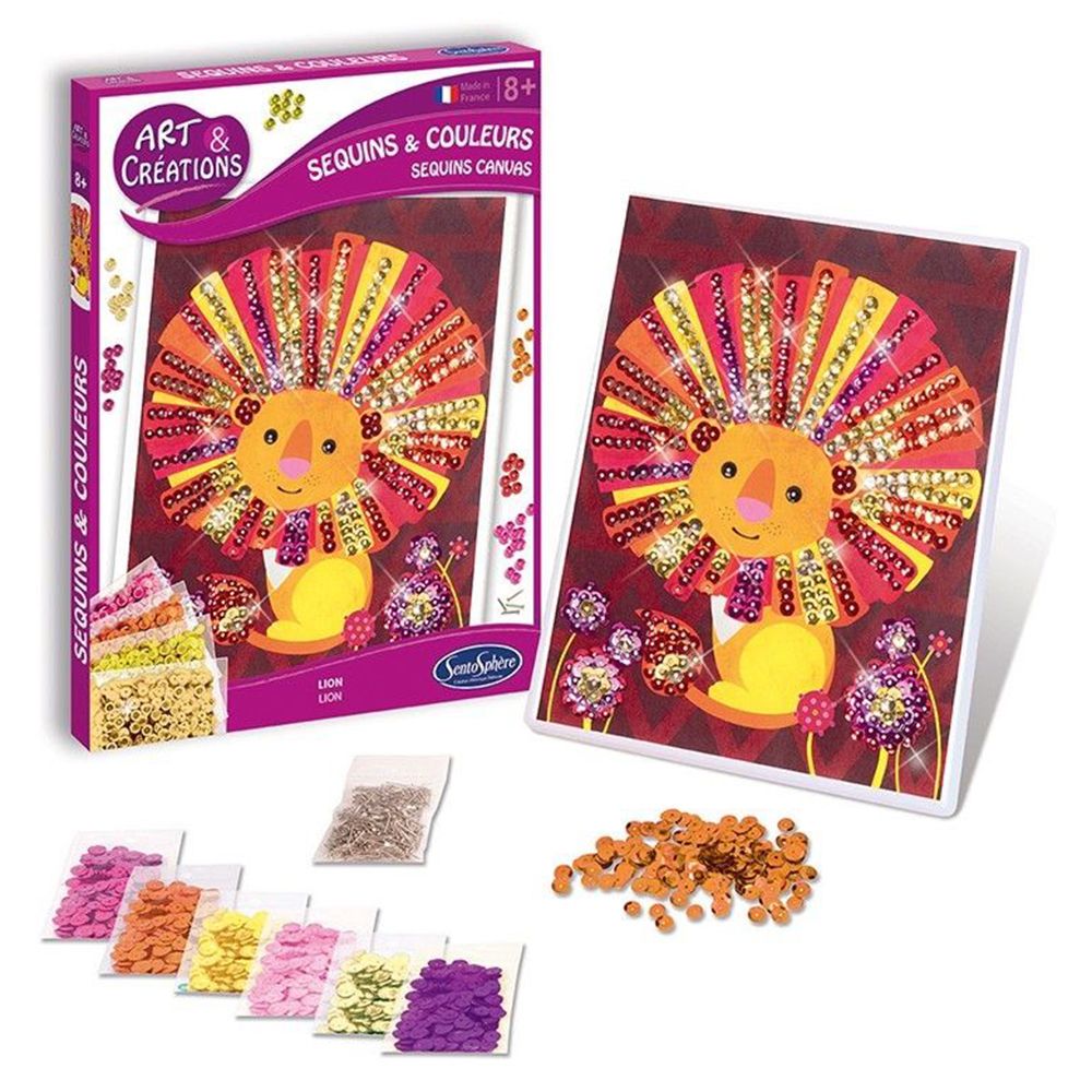 SentoSphere, Изкуство с пайети, Лъв