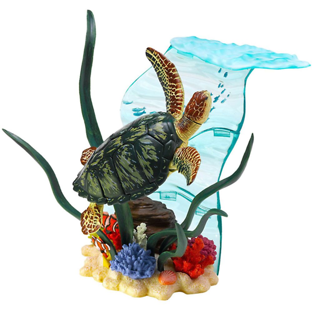 3D пъзел, диорама, Морска костенурка, 43 части