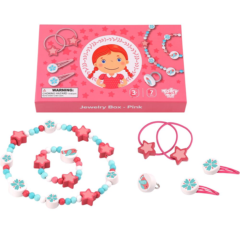 Tooky Toy, Комплект дървени бижута, Пролет