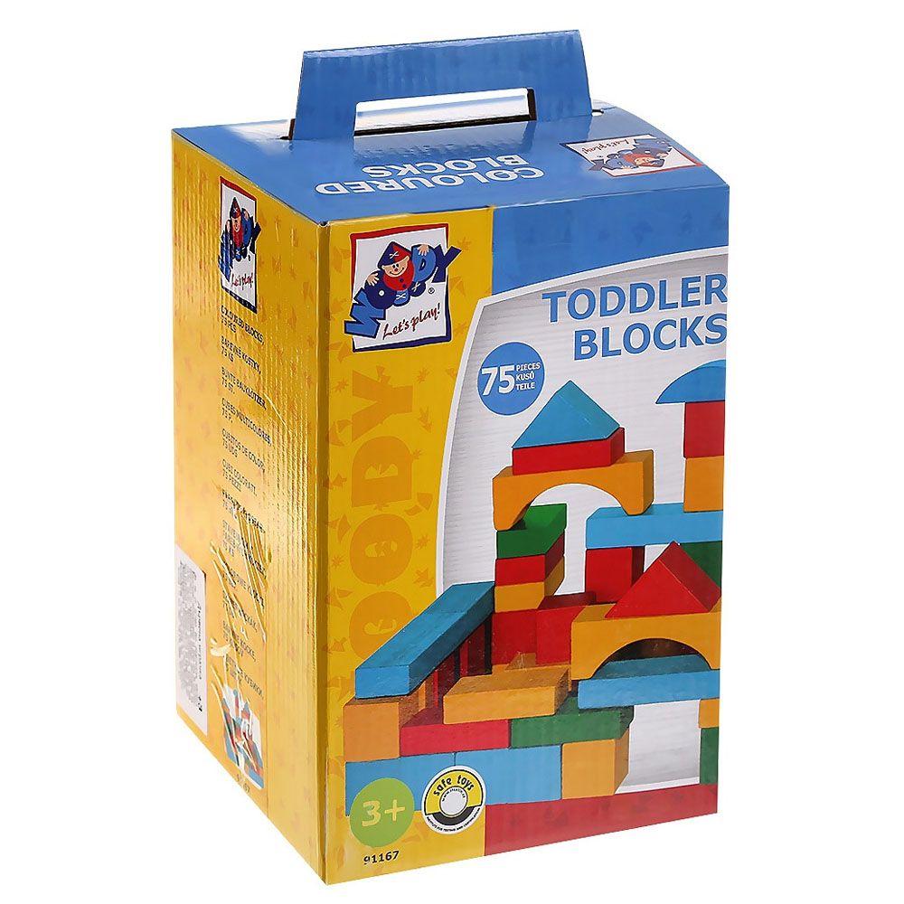 Дървен конструктор, 75 части