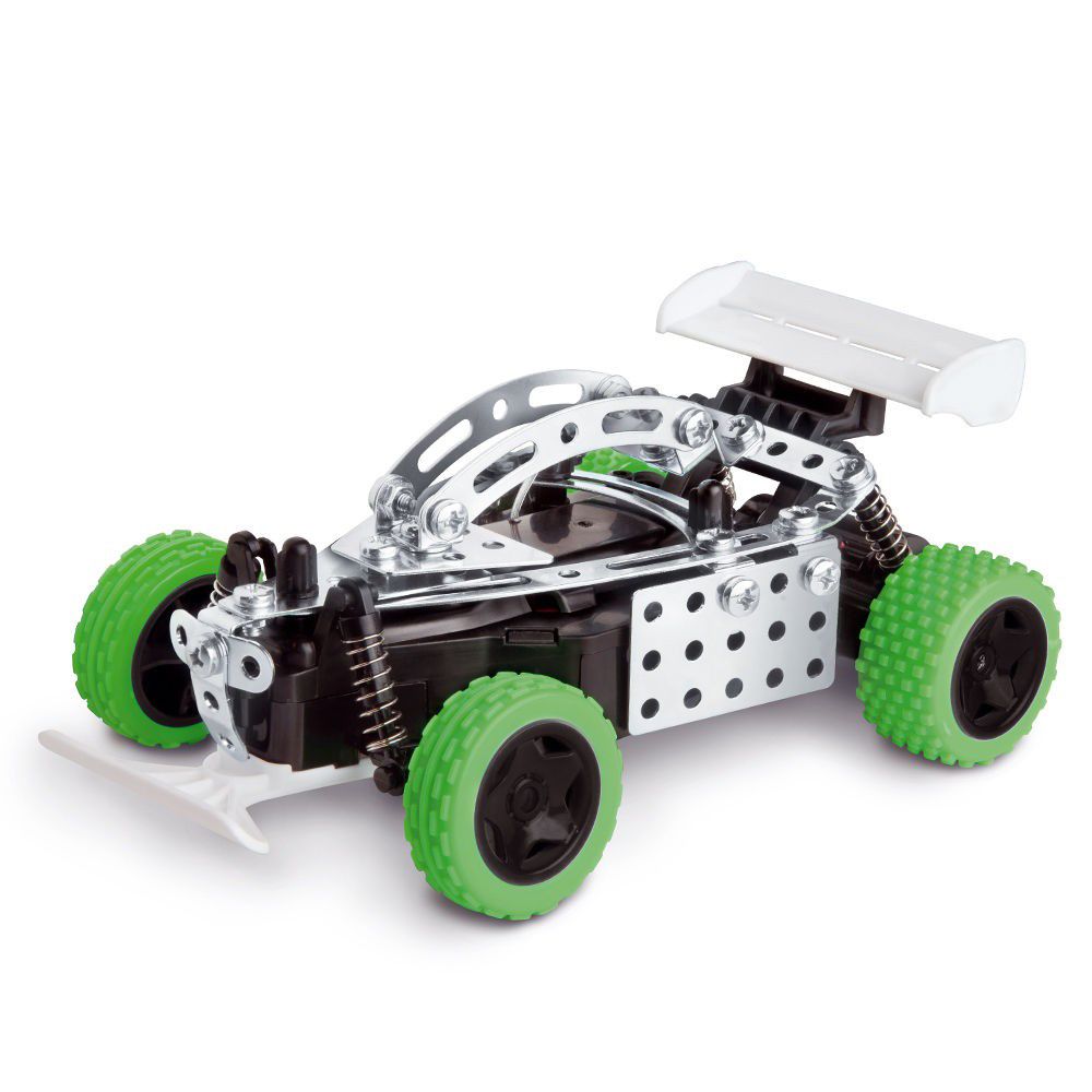 Метален конструктор, Състезателна кола с дистанционно управление - 2.4 Ghz, 2 модела