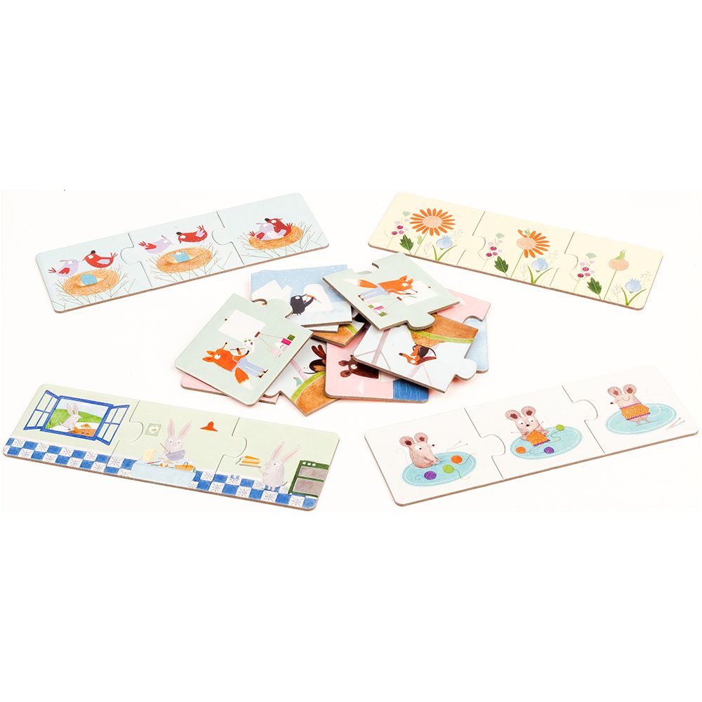 Троен пъзел, 8 истории в картини