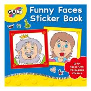Книжка със стикери, Забавни лица