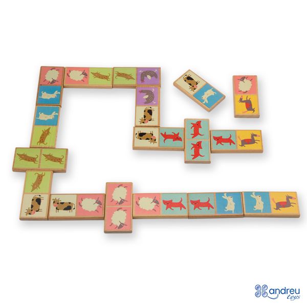 Andreu toys, Еко домино Животни