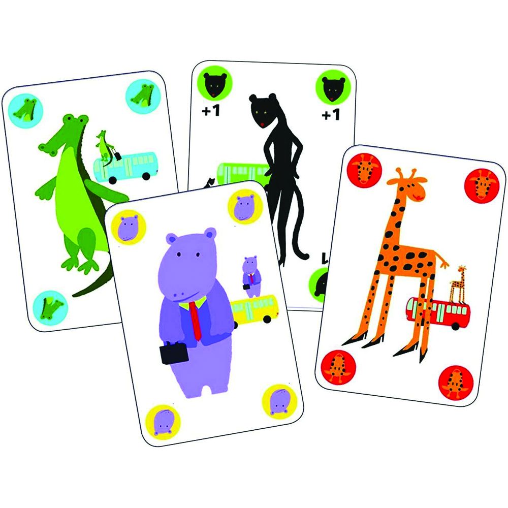 Карти за игра, Автобуси и животни