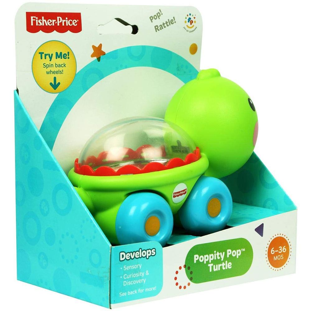 Бебешка играчка за бутане, Костенурка