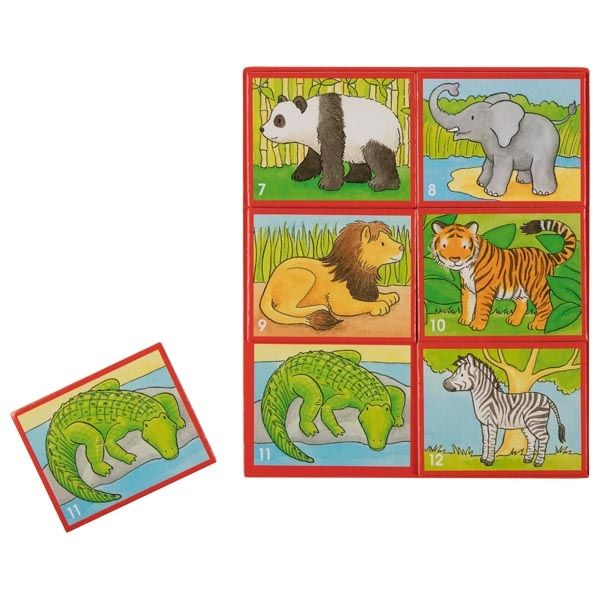 Дървена игра, Лото, Животни