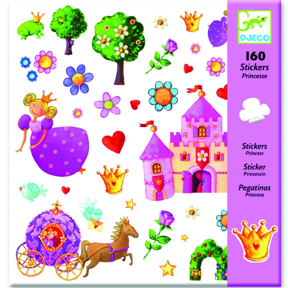 Djeco, Детски стикери, Дворът на принцесата