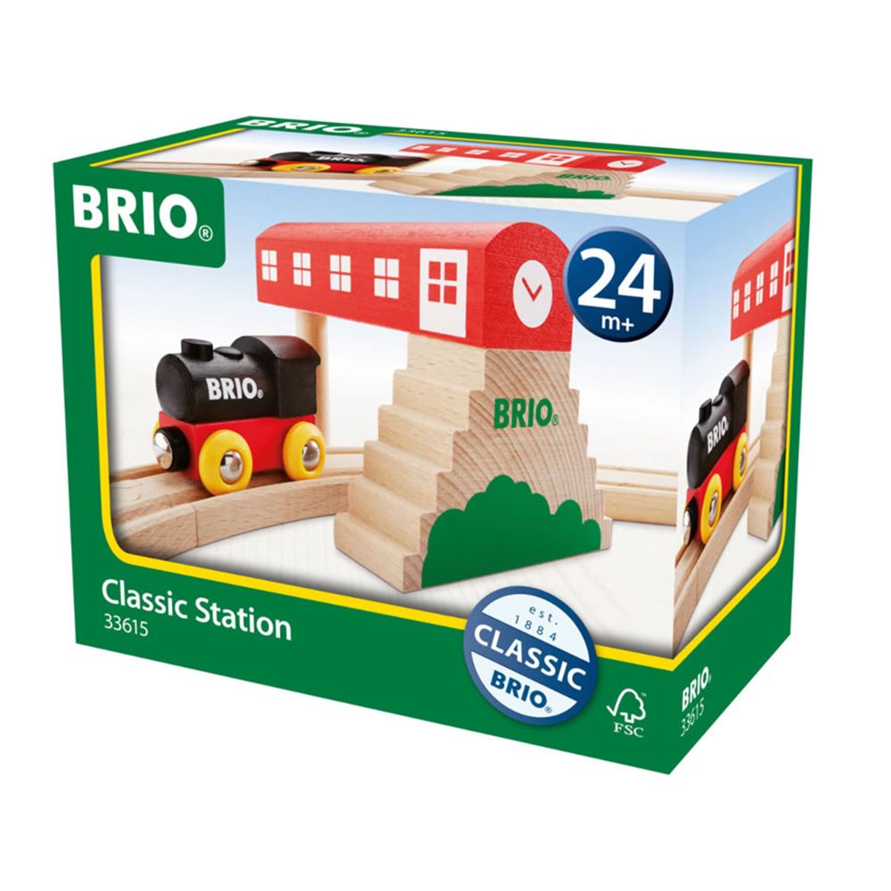 Класическа гара с мост