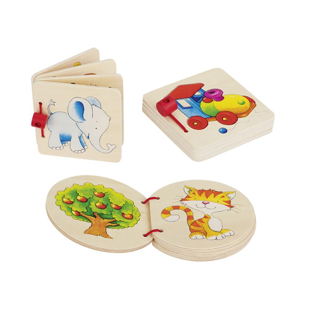 Goki, Дървена книжка, Слон, къща, локомотив