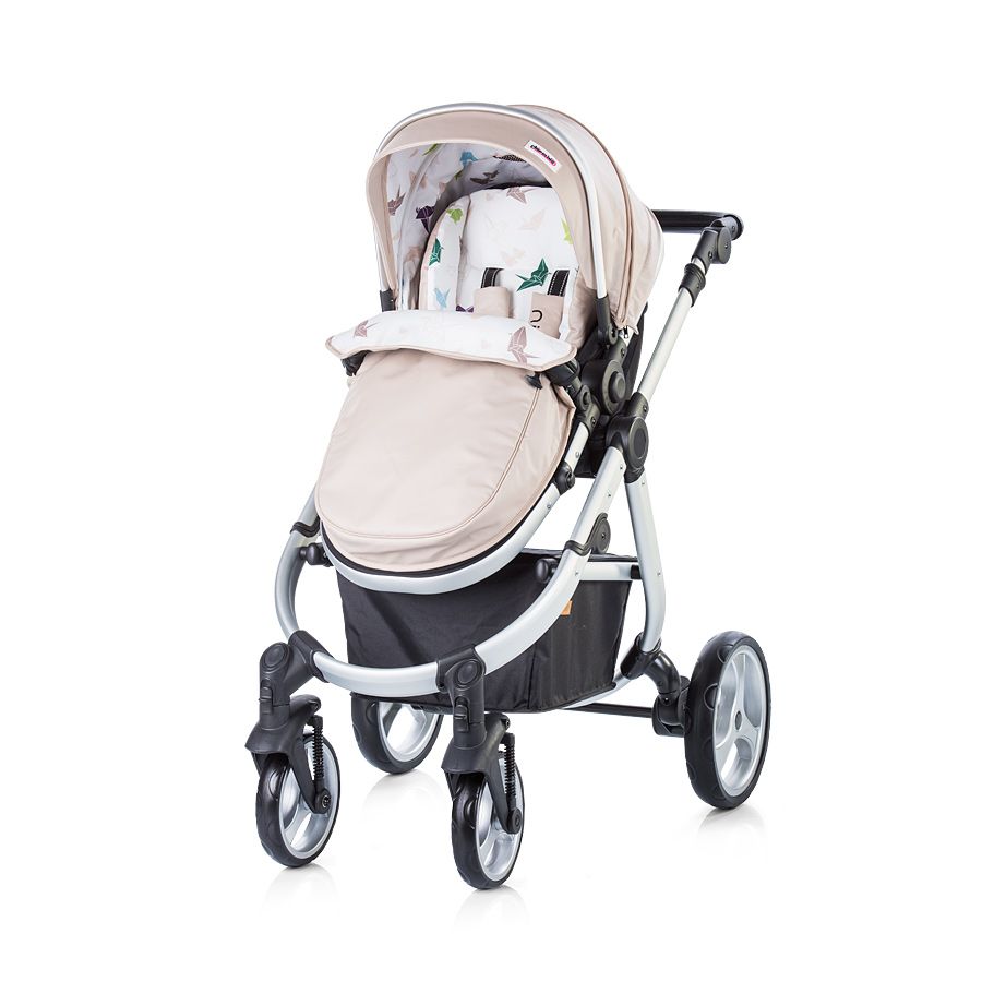 Комбинирана количка Нина 2 в 1 бежова,