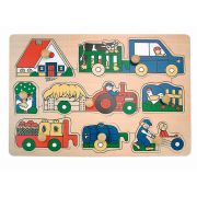 Дървен пъзел с дръжки, Селскостопански машини