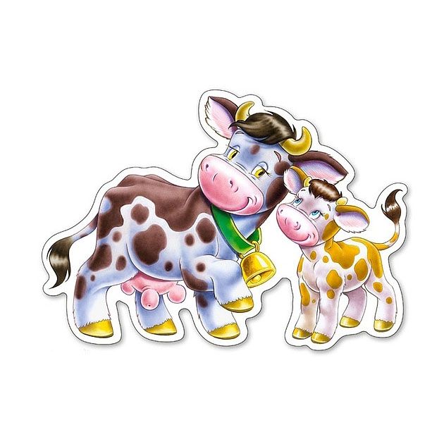 Животните и техните малки, пъзел с 4, 5, 6 и 7 части