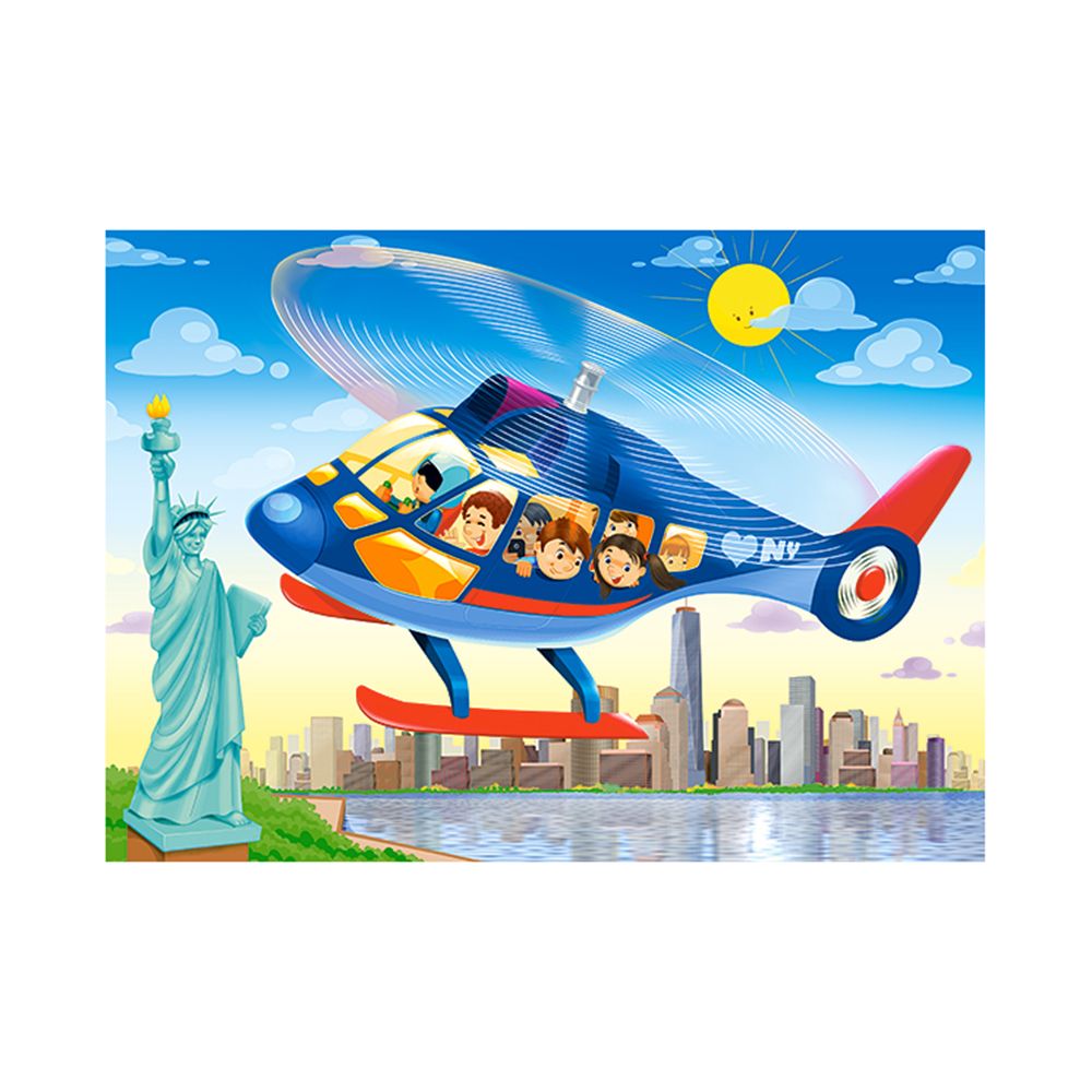 С хеликоптер над Ню Йорк, пъзел 60 части