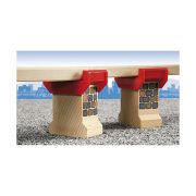 Подпорни колони за дървени релси