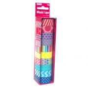Декоративно тиксо WASHI TAPE, комплект 10 броя