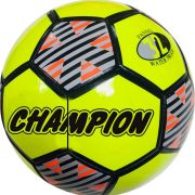 Футболна кожена топка, Champion, жълт
