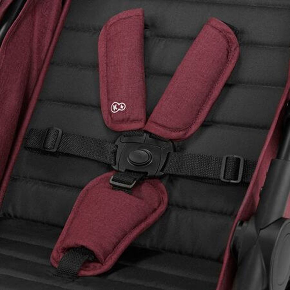 Бебешка количка Grande 2020, червена, 0-15 кг