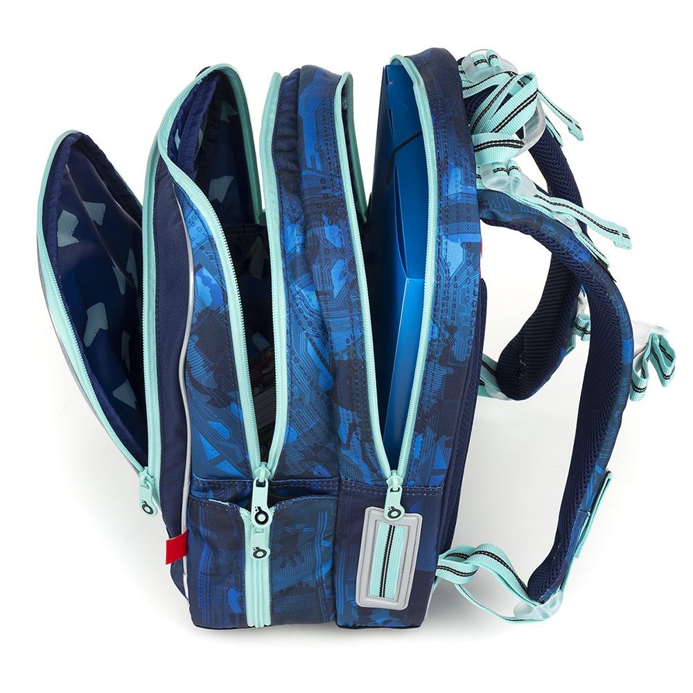 Анатомична ученическа раница, Син робот