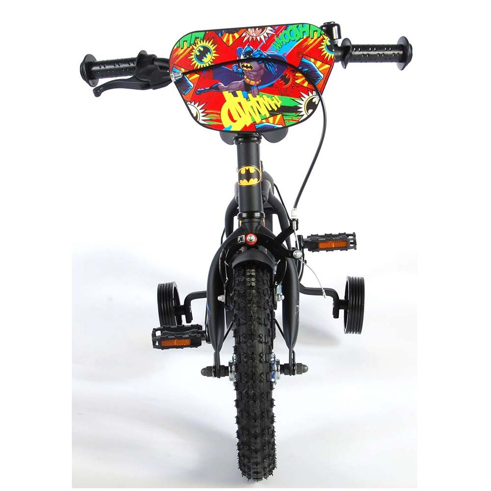 Детски велосипед, Батман, с помощни колела, 12 инча