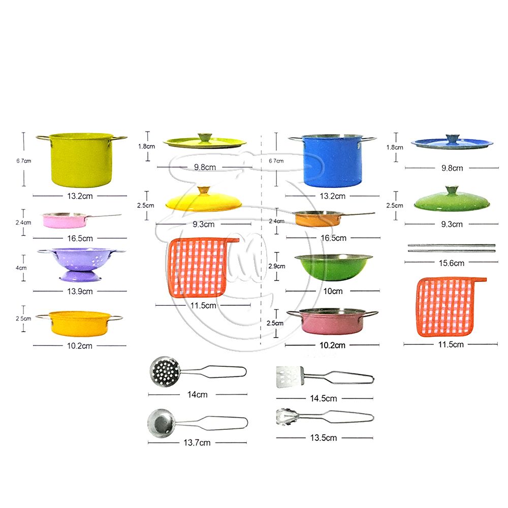 Сервиз за готвене, Цветно настроение
