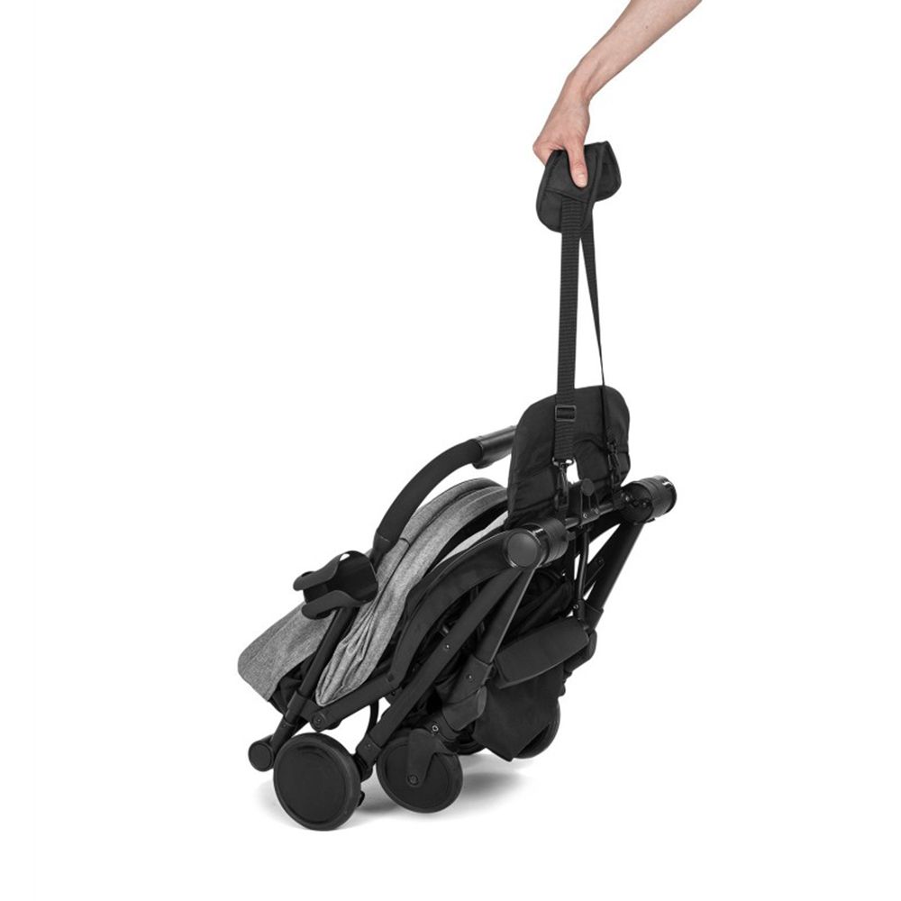Лятна бебешка количка PILOT, сива, 0-15 кг