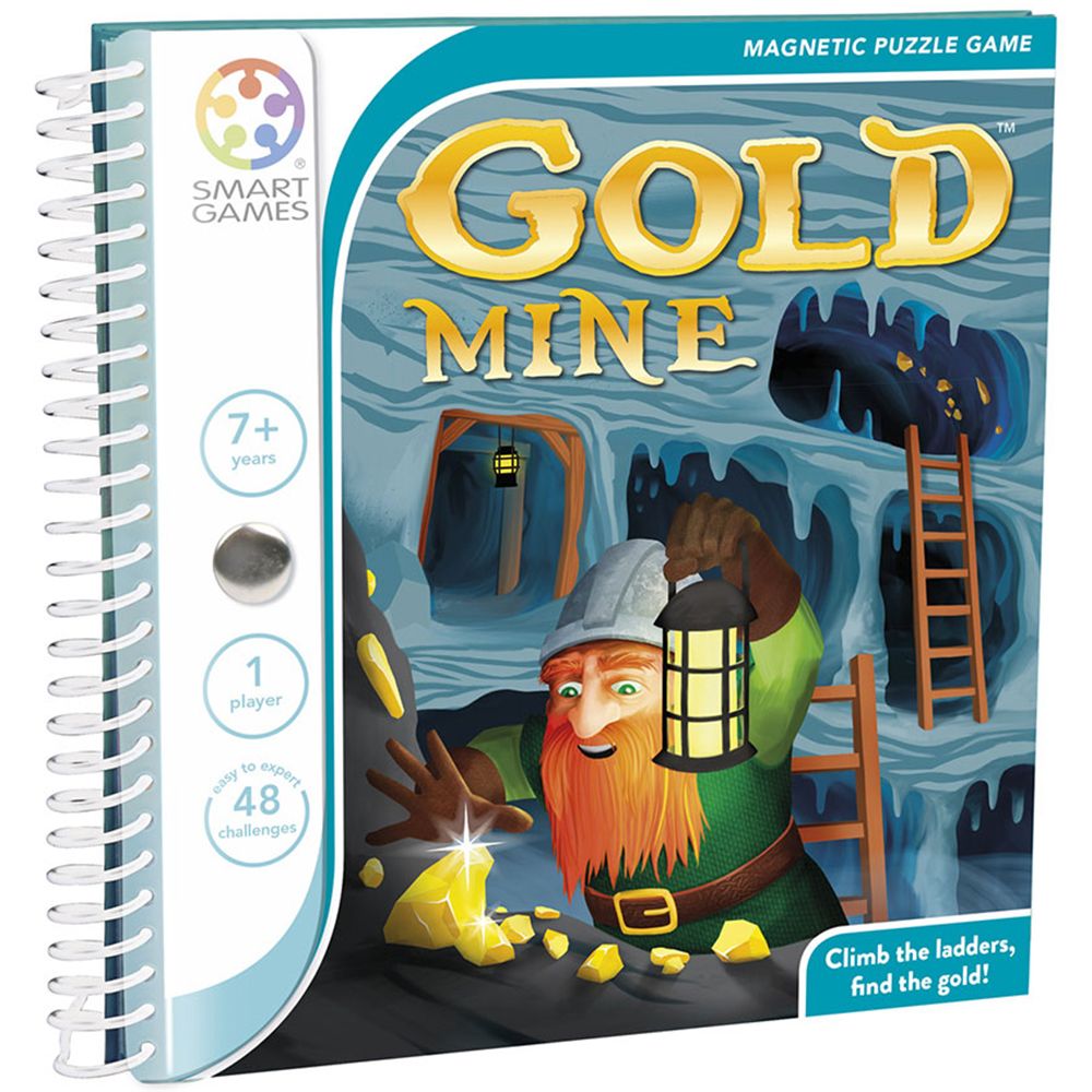 Magnetic travel games, Логическа магнитна книжка-игра, Треска за злато, Smartgames
