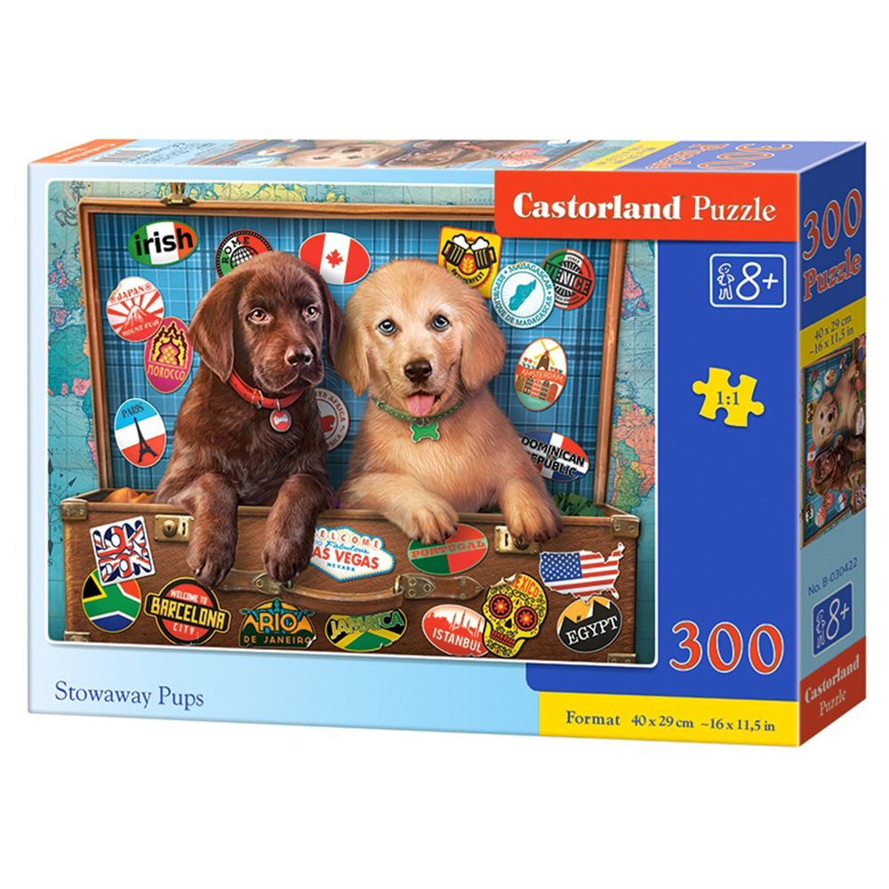 Castorland, Пътници без билет, пъзел 300 части