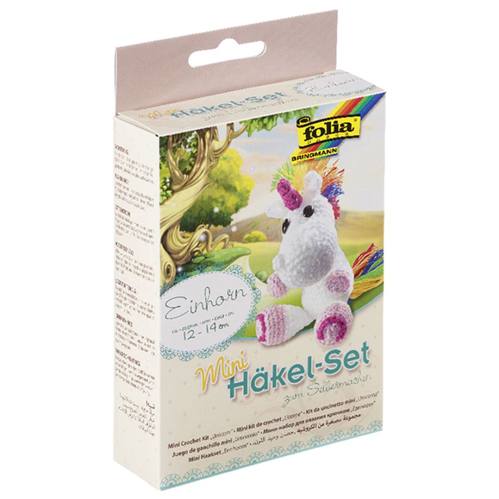 Folia Bringmann, Комплект за плетене с една кука, Еднорог