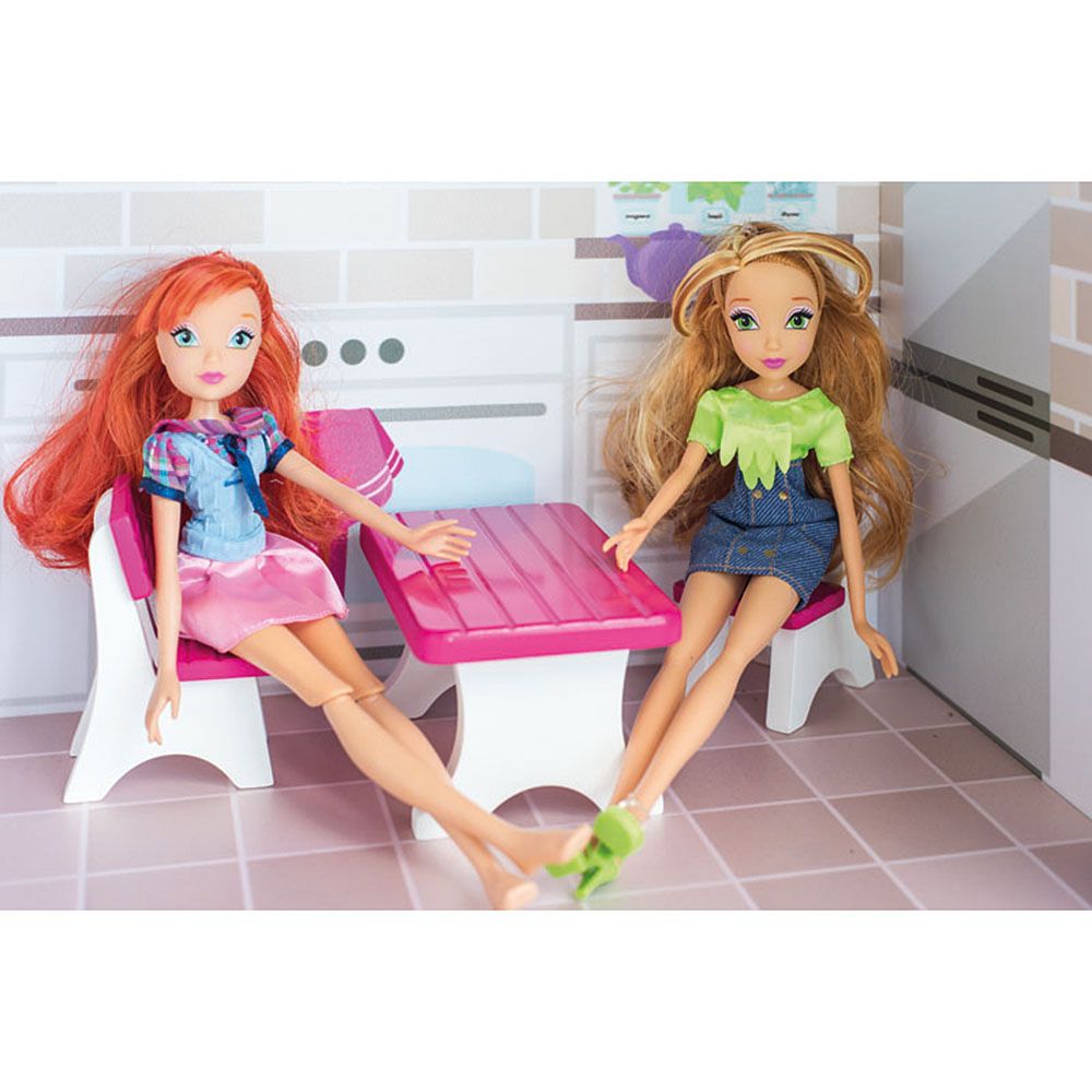 Голяма къща за кукли с обзавеждане, Прованс