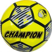 Футболна кожена топка, Champion, жълт