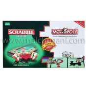 Игра Монополи и Скрабъл, 2 в 1