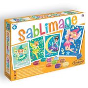 Kомплект за рисуване с цветен пясък, Звездни феи