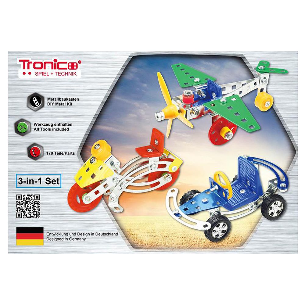 Tronico, Метален конструктор, Превозни средства, 3 в 1