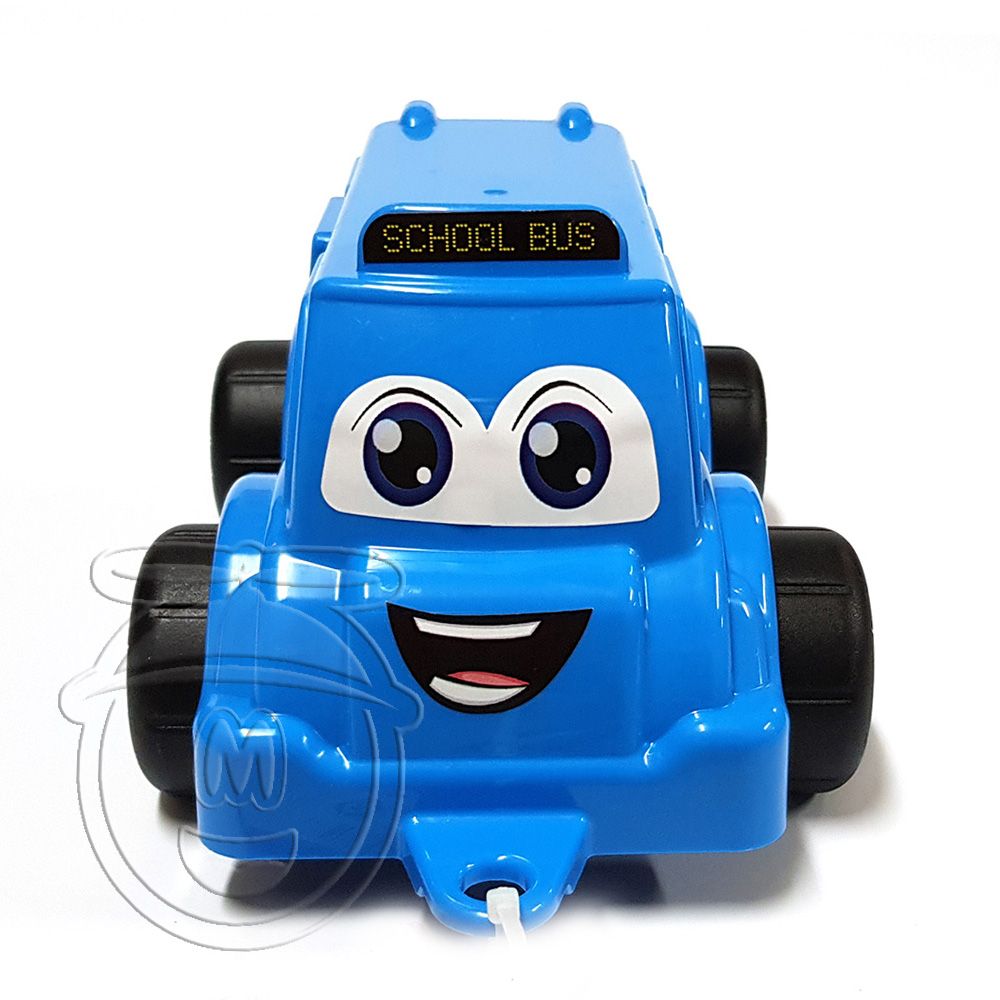 Пластмасов автобус, син