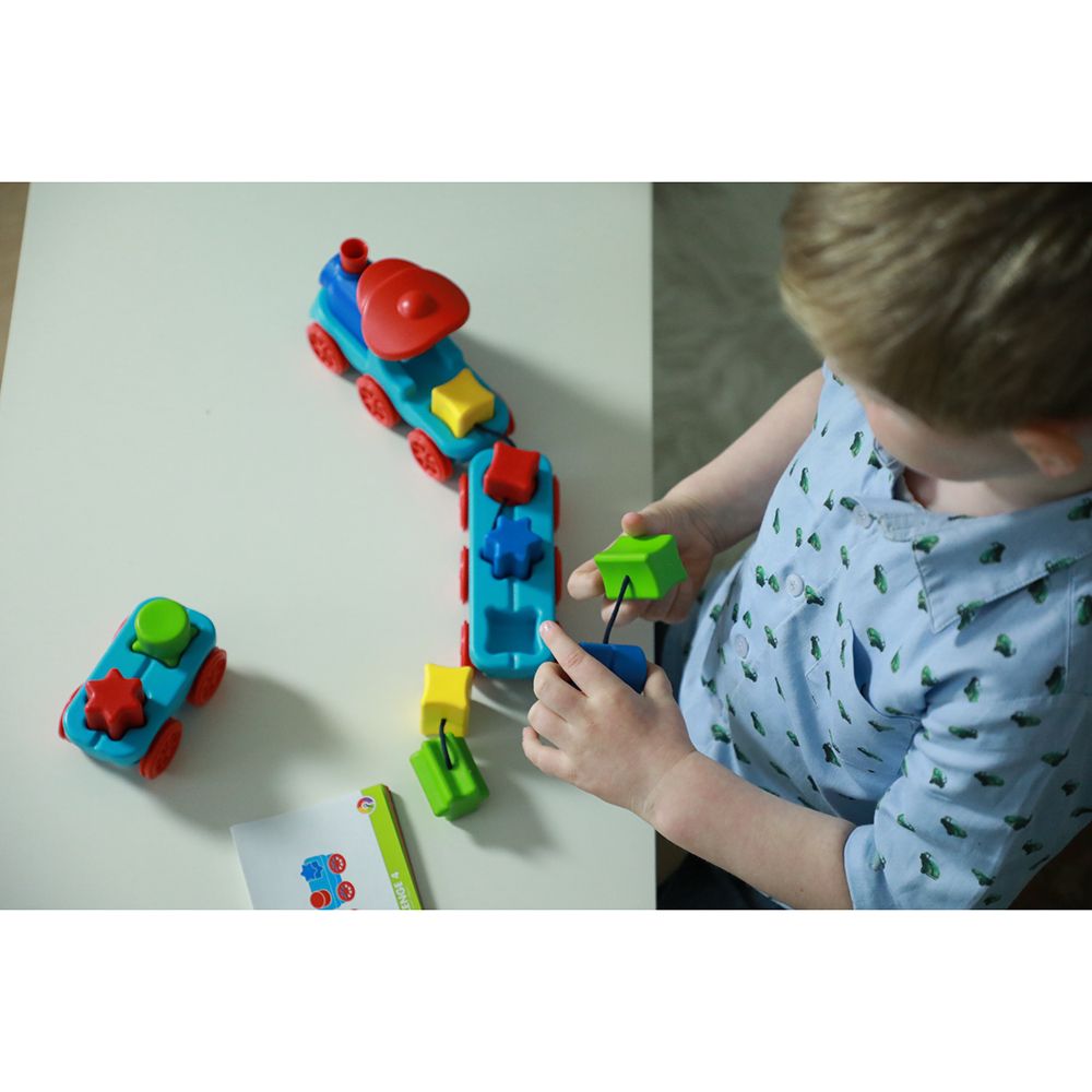 Логическа игра-сортер, Цветното влакче