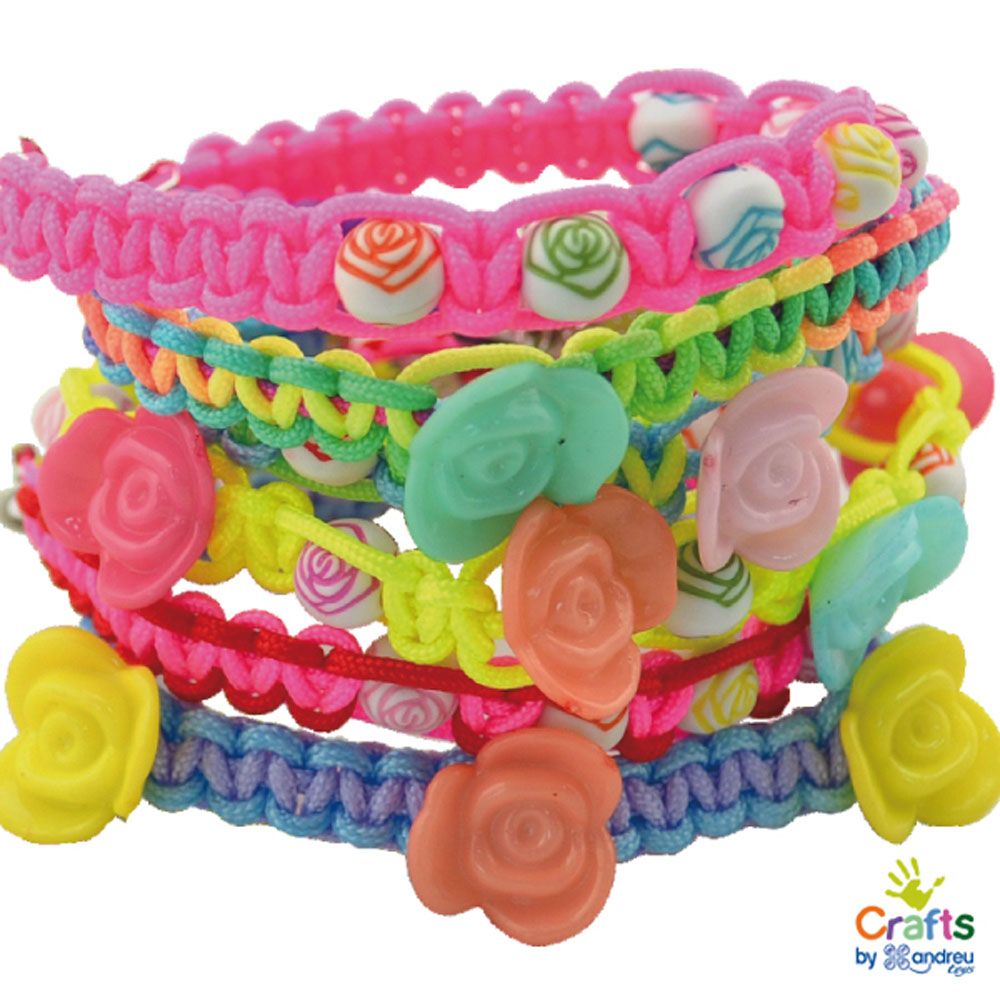 Изплети сама гривни с розички