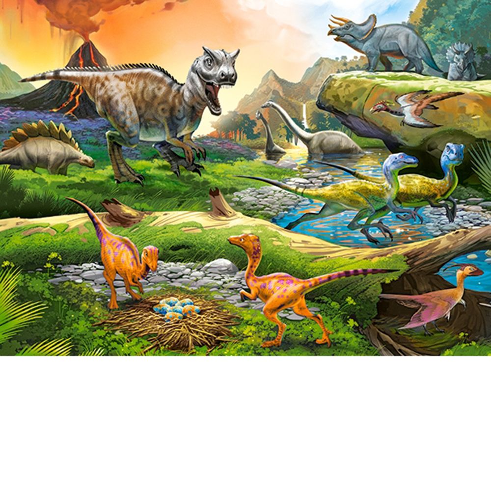 Светът на динозаврите, пъзел 100 части