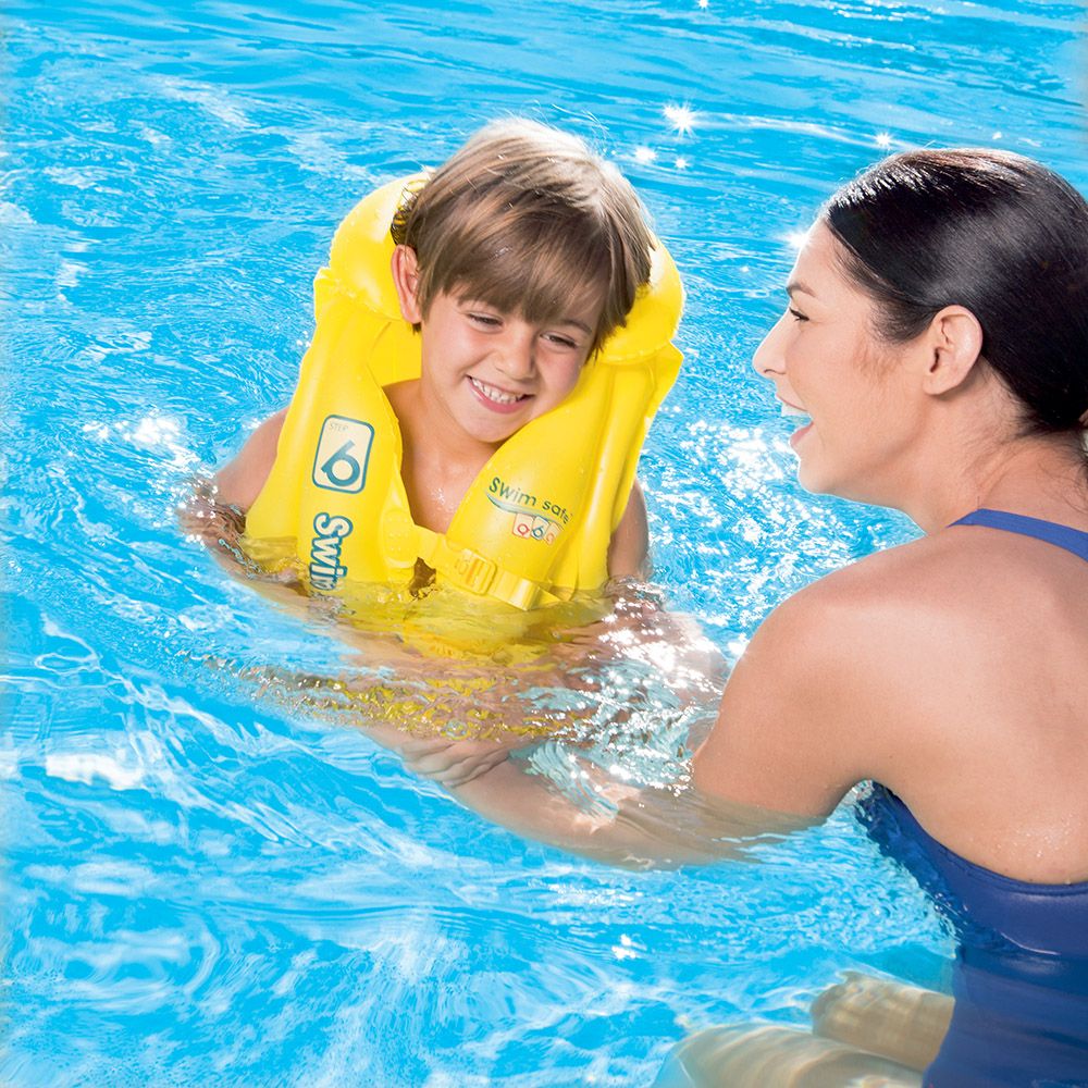 Надуваема спасителна жилетка с яка