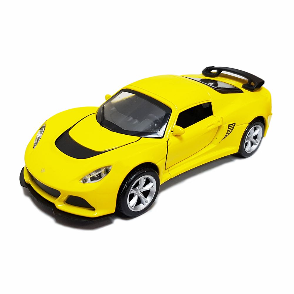 Gollnest & Kiesel, Метална кола, играчка със звук и светлини, жълта